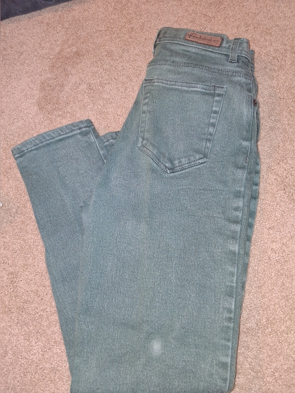 Gloria Vanderbilt High-Rise Slim Jeans - Dusty Teal
